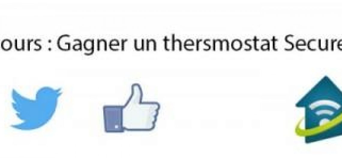 Jeu concours : gagner un thermostat secure SRT323