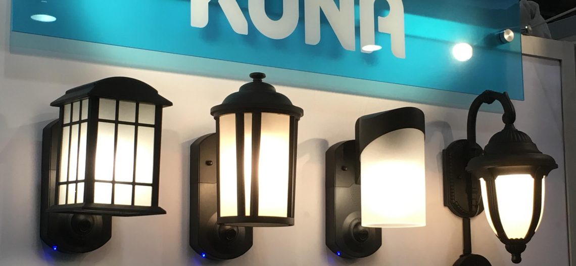 Kuna, la lampe extérieure avec caméra et alarme