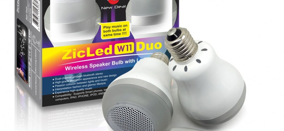 ZicLed : une ampoule qui sait aussi diffuser de la musique<span class="wtr-time-wrap after-title"><span class="wtr-time-number">2</span> min de lecture pour cet article.</span>