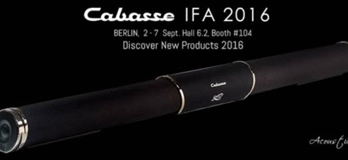 Les nouveautés Cabasse sont à l’IFA 2016 !