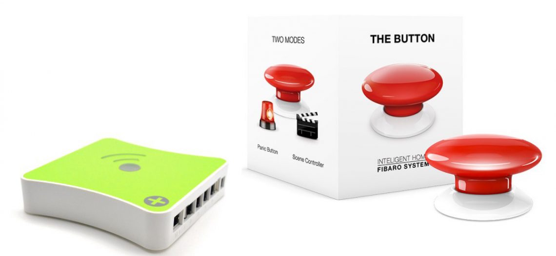 Test de “The Button” Fibaro sur la Eedomus