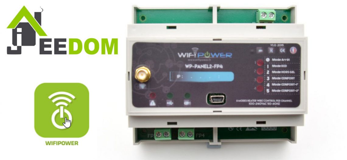 A relire : Jeedom – Utilisation du module pour 4 zones de chauffage Wifipower WP-PANEL2-FP4