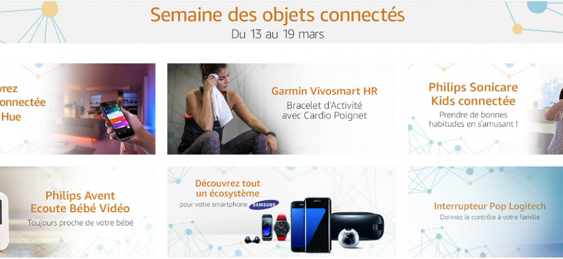 La semaine des objets connecté sur Amazon