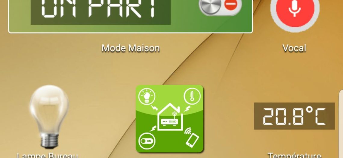 Notre Veille : DomoWidget: pilotez Jeedom depuis le dashboard de votre smartphone Android !<span class="wtr-time-wrap after-title"><span class="wtr-time-number">1</span> min de lecture pour cet article.</span>