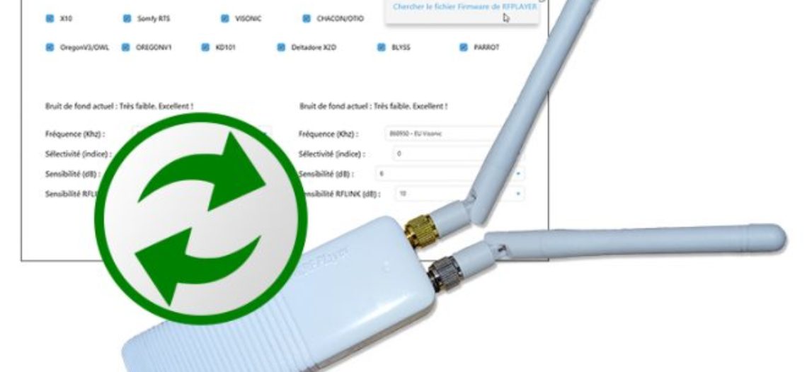Notre Veille : Méthode de mise à jour du RFPlayer et nouveau Firmware 1.15<span class="wtr-time-wrap after-title"><span class="wtr-time-number">1</span> min de lecture pour cet article.</span>
