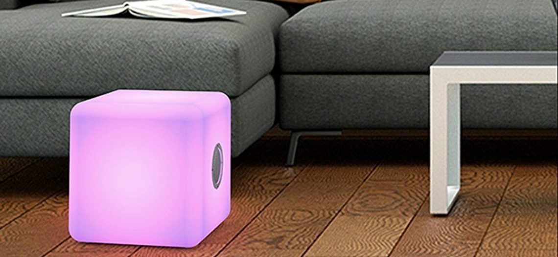 Notre Veille : Test: Enceinte Bluetooth BigBen Interactive ColorCube, pour écouter la musique en terrasse