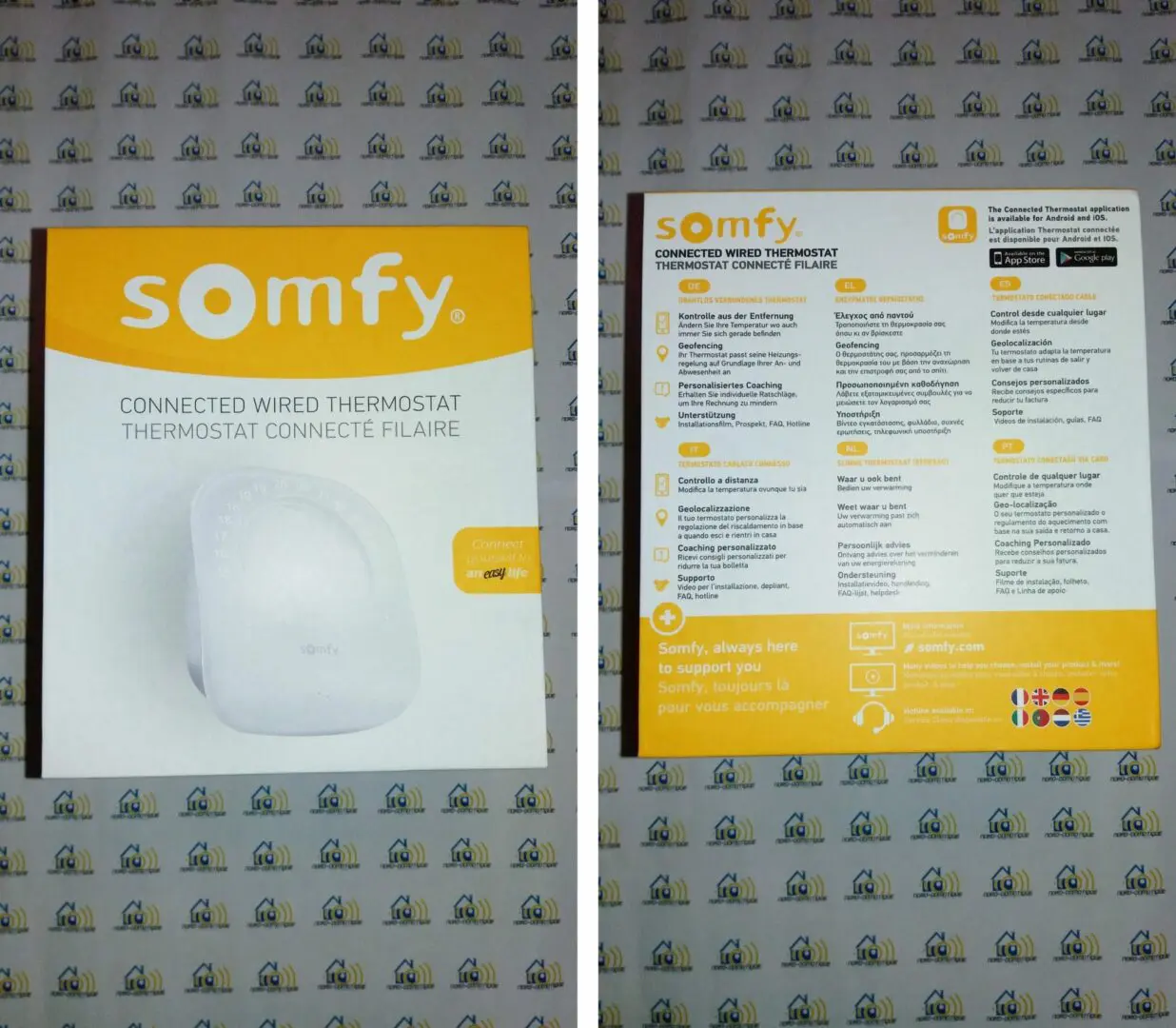 Test du thermostat connecté Somfy - Conseils Thermiques