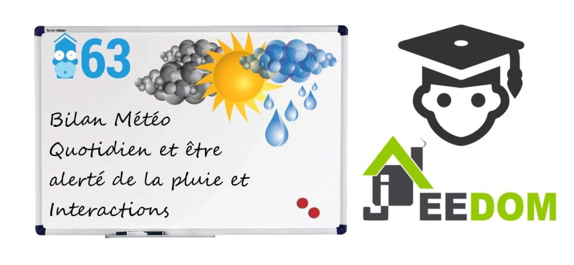Notre Veille : Bilan Météo Quotidien et être alerté de la pluie et Interactions Jeedom<span class="wtr-time-wrap block after-title"><span class="wtr-time-number">1</span> min de lecture pour cet article.</span>
