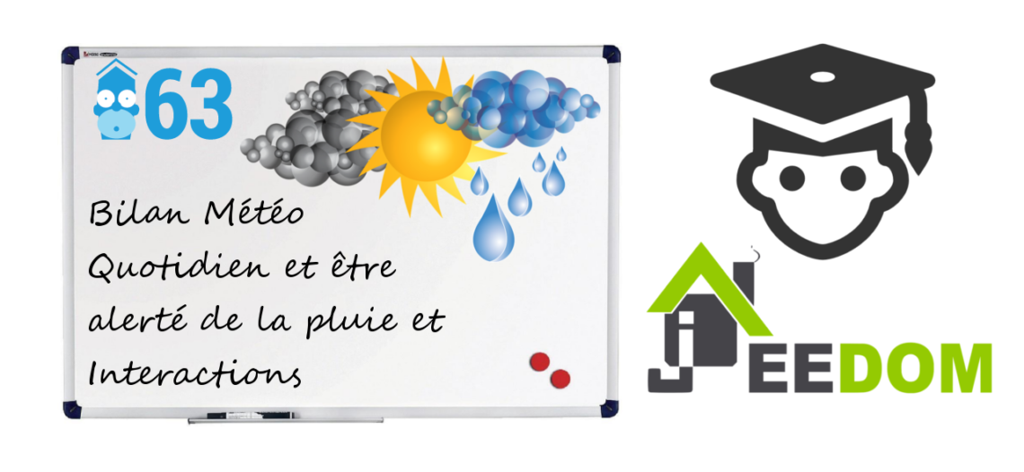 Notre Veille : Bilan Météo Quotidien et être alerté de la pluie et Interactions Jeedom<span class="wtr-time-wrap block after-title"><span class="wtr-time-number">1</span> min de lecture pour cet article.</span>